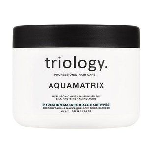 Зволожувальна маска для всіх типів волосся AQUAMATRIX triology. 330 г 2323 фото