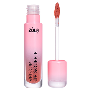 ZOLA Оксамитова матова помада VELOUR LIP SOUFFLE 03 TOFFEE 34929 фото