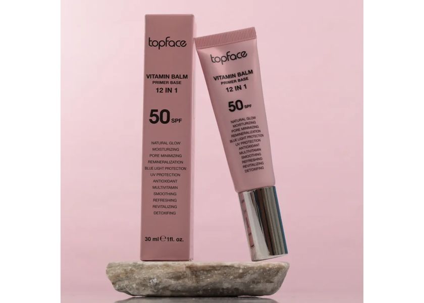 TopFace - База під макіяж "Vitamin Balm Primer Base 12 в 1" PT473 [01] (30 мл; 6 шт/уп) 34281 фото