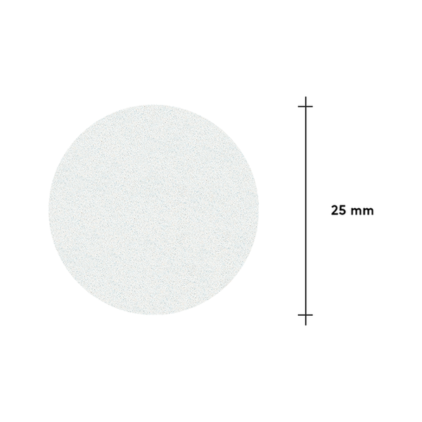 Змінні файли білі для педикюрного диска PODODISC L EXPERT 320 грит (50 шт) PDF-25-320w фото