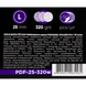 Змінні файли білі для педикюрного диска PODODISC L EXPERT 320 грит (50 шт) PDF-25-320w фото 3