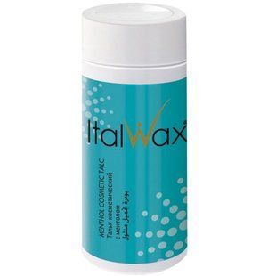 ItalWax - Тальк косметичний з ментолом (50 г) IW029-02 фото