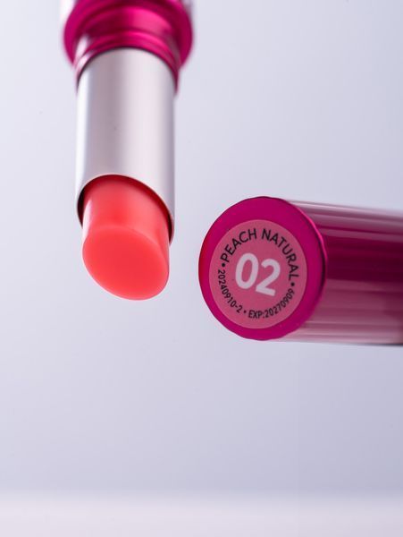 ZOLA Відтінковий бальзам для губ Lip Tint Balm (02 Peach Natural) 32133 фото