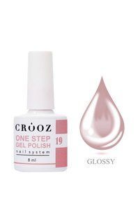 Crooz One Step Gel Polish №19 гель лак 3 в 1 , для педикюру чи манікюру 31446 фото