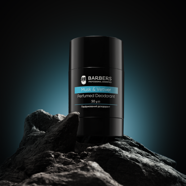 Парфумований дезодорант Barbers Musk & Vetiver 50 г 31700 фото
