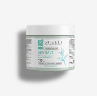 Сіль для ванн з алантоїном, екстрактом зеленого чаю та розмарину Shelly 550 г 31854 фото