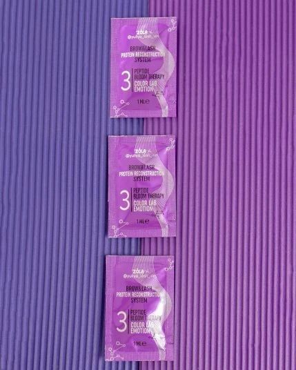 ZOLA COLOR LAB EMOTION Склад для ламінування 03 PEPTIDE BLOOM THERAPY в саше 34536 фото