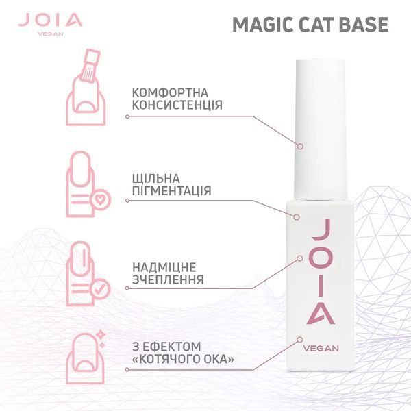 Камуфлююча база Magic Cat Base JOIA vegan, 01 Shades of Gray, 8 мл / Camouflage Base Magic Cat Base, 01 Shades of gray JOIA vegan, 8 ml 10555 фото
